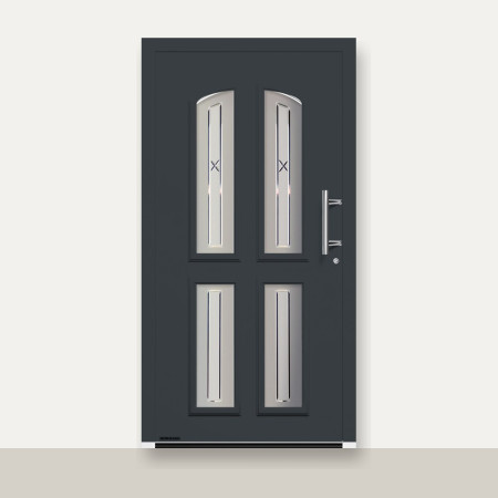 Porte d’entrée alu Hörmann ThermoSafe 402 | A2T