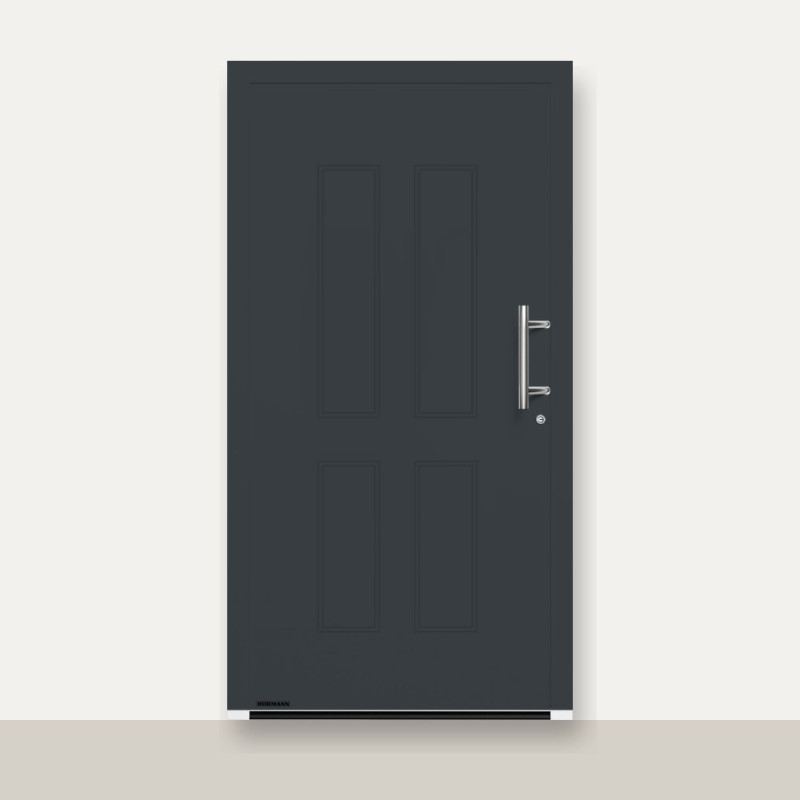 Porte d’entrée aluminium Hörmann ThermoSafe