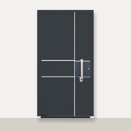Porte d’entrée alu Hörmann ThermoSafe 832 | A2T