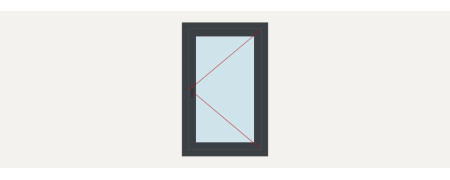 Fenêtre alu 1 vantail sur mesure, prix en ligne | A2T