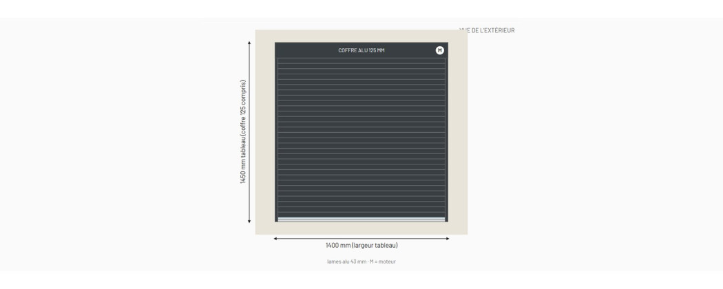 Volet roulant rénovation sur mesure, prix en ligne | A2T