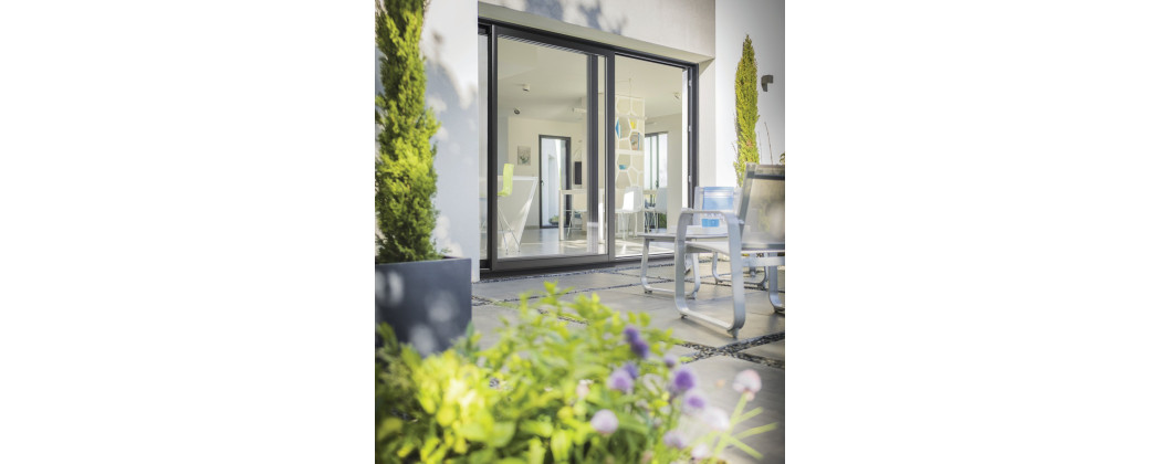 Baie coulissante alu sur mesure, prix en ligne | A2T