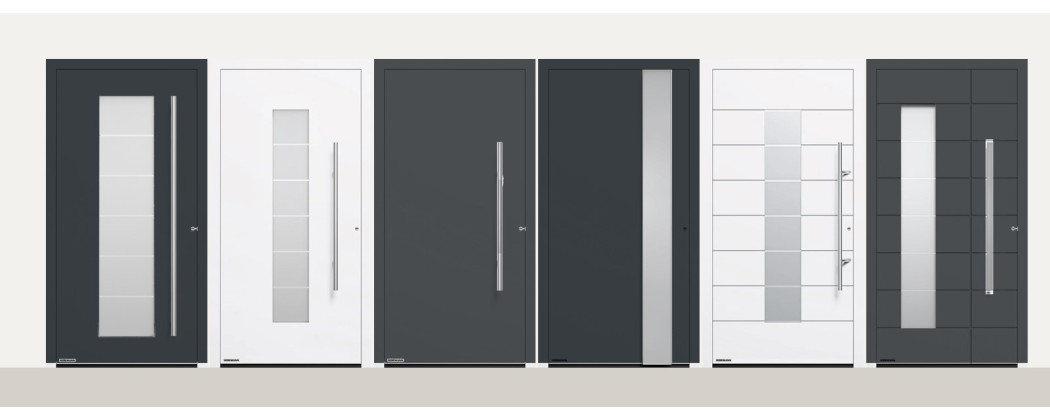 Porte d’entrée aluminium Hörmann ThermoPlan Hybrid sur mesure | A2T