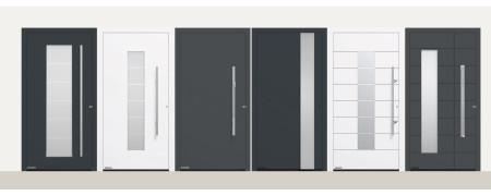 Porte d’entrée aluminium Hörmann ThermoPlan Hybrid sur mesure | A2T
