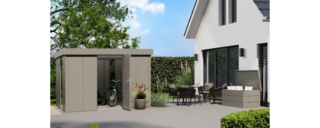 Jardin et extérieur : abri de jardin acier, coffre, carport | A2T Lorient