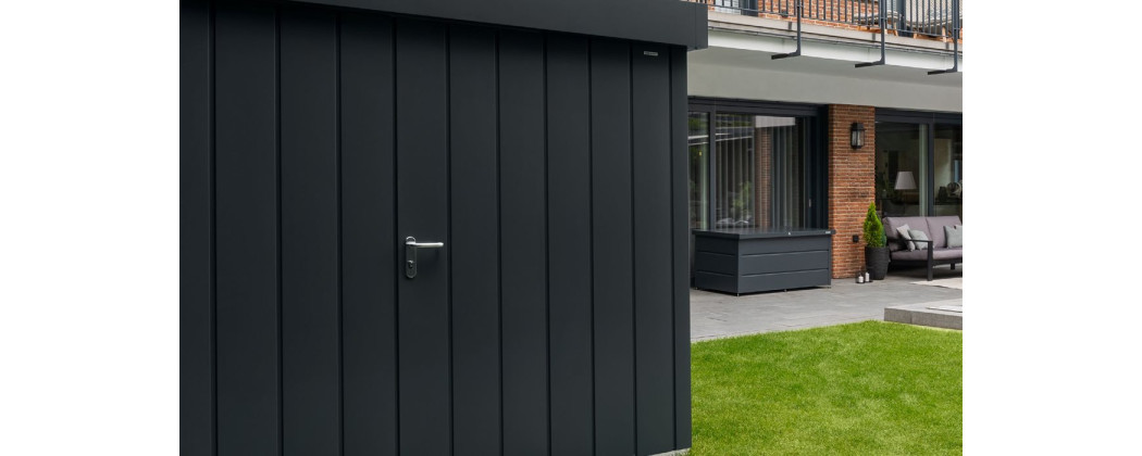 Abri de jardin acier Hörmann Juno sur mesure, prix en ligne | A2T