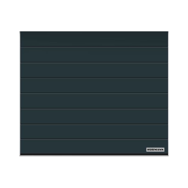 Porte de garage Hörmann RenoMatic Planar rainure M CH 7016 gris anthracite