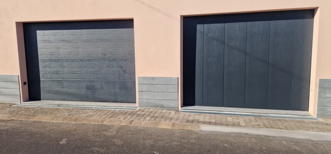 Portes de garage sectionnelles installees a Ploemeur