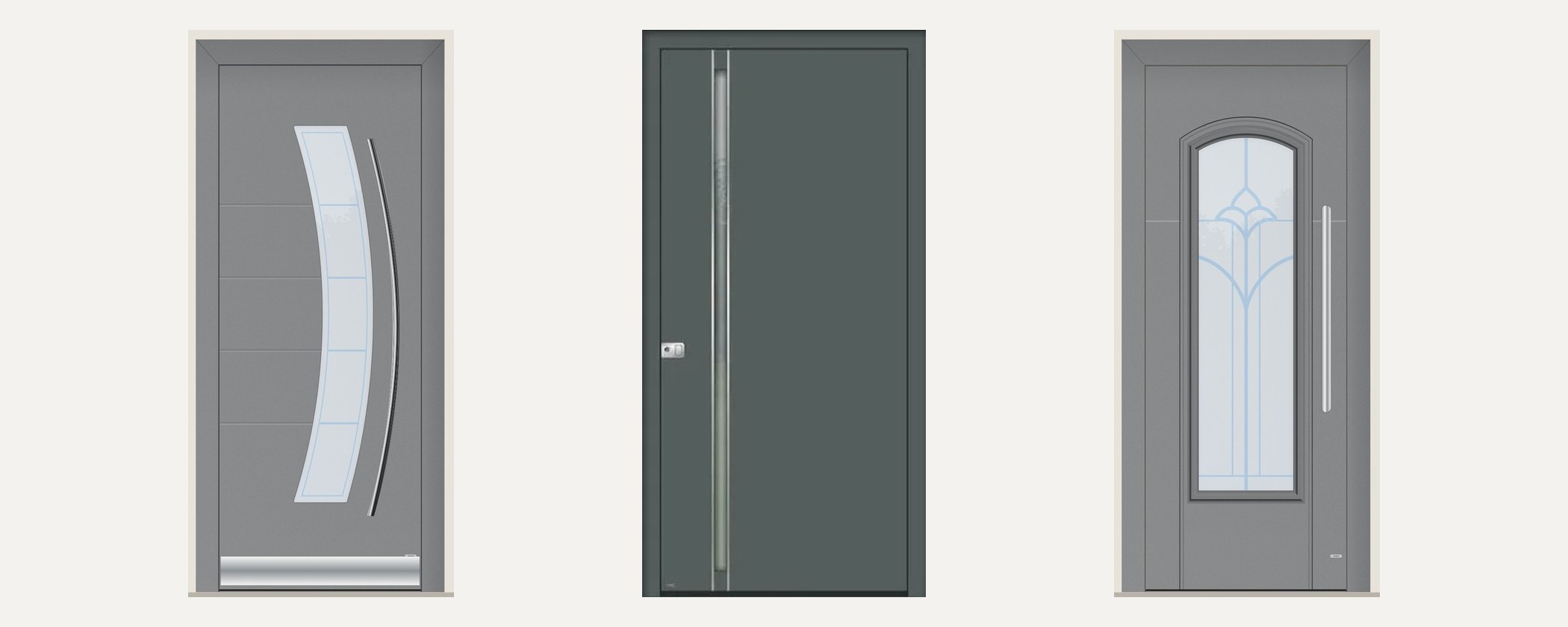 Porte d'entrée bois-alu Pirnar : le bois dedans, l'aluminium dehors, prix en ligne